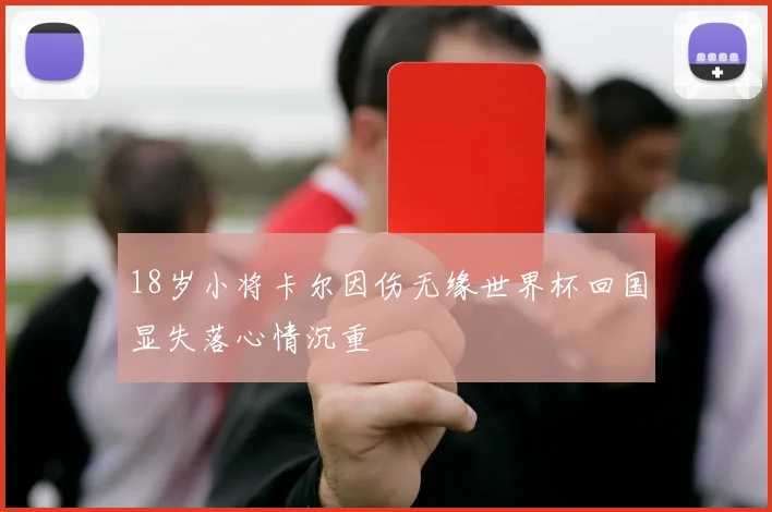 18岁小将卡尔因伤无缘世界杯回国显失落心情沉重